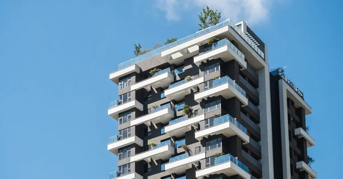 High Rise Apartment Block in London